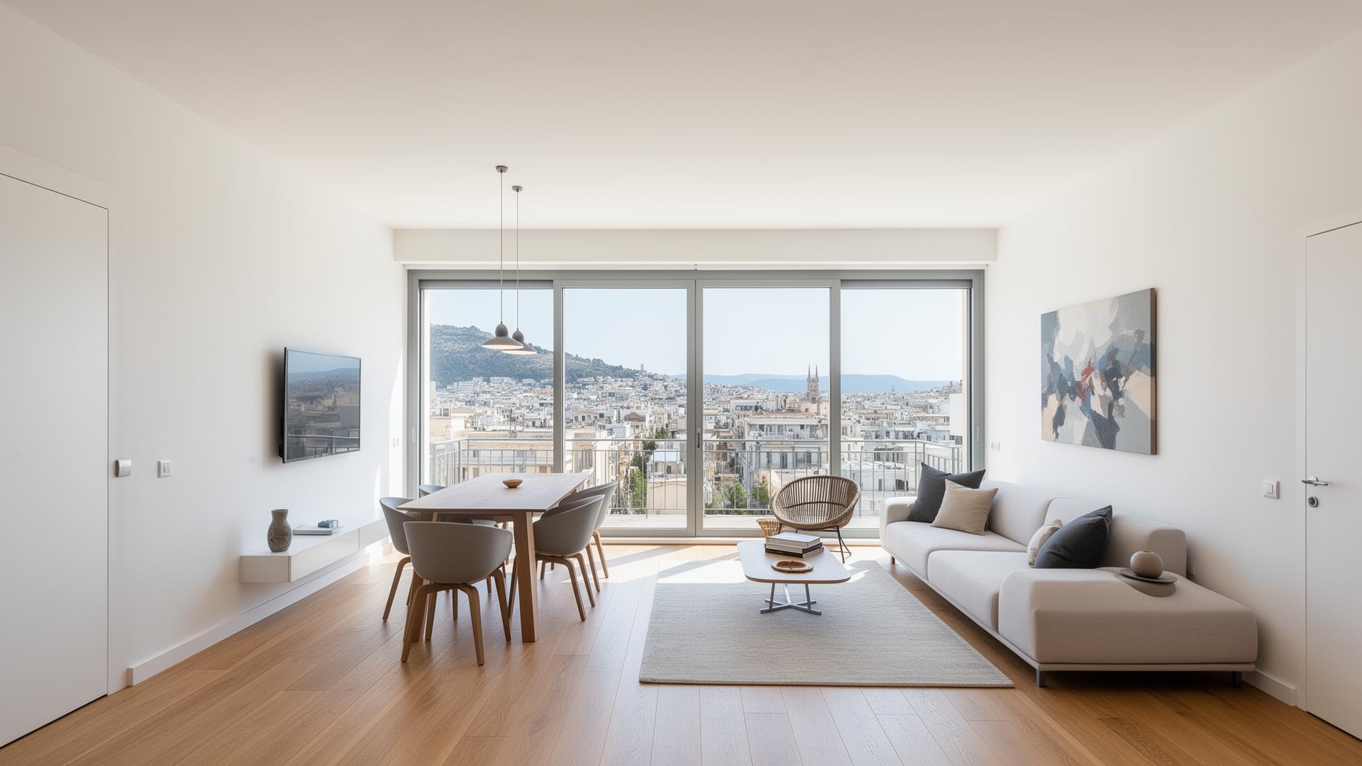 Renovated apartment interior